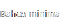 Bahco minimaster